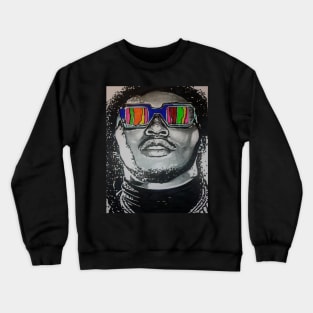 Black white takeoff Crewneck Sweatshirt